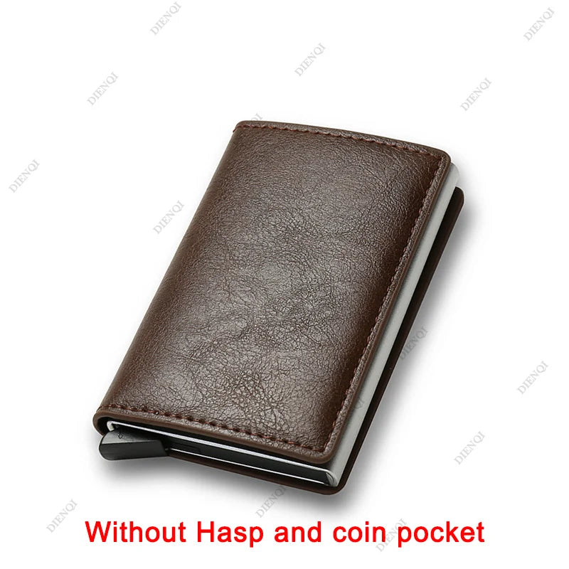 Anti Thief Rfid Credit Card Holder Smart Minimalist Wallet Pocket Men Women Slim Cardholder Bank Cash Creditcard Case Bag Purse