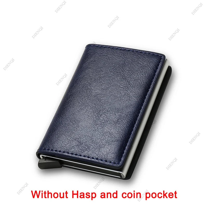 Anti Thief Rfid Credit Card Holder Smart Minimalist Wallet Pocket Men Women Slim Cardholder Bank Cash Creditcard Case Bag Purse