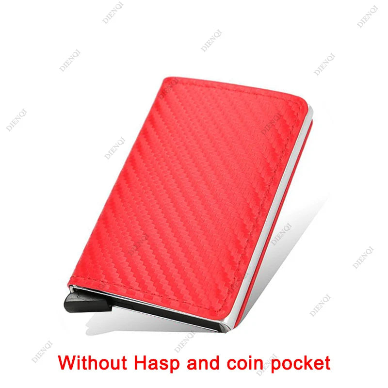 Anti Thief Rfid Credit Card Holder Smart Minimalist Wallet Pocket Men Women Slim Cardholder Bank Cash Creditcard Case Bag Purse