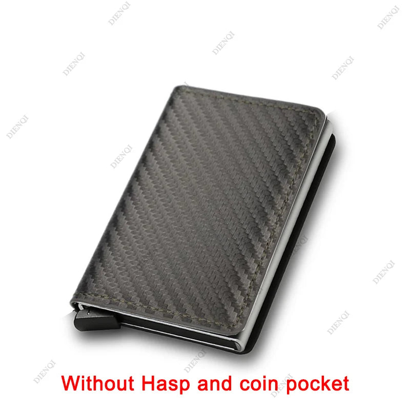 Anti Thief Rfid Credit Card Holder Smart Minimalist Wallet Pocket Men Women Slim Cardholder Bank Cash Creditcard Case Bag Purse